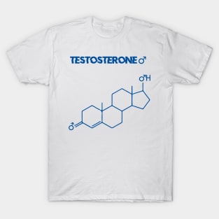 Testosterone male Hormone Chemical Structure T-Shirt